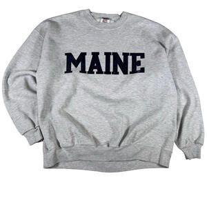 Jerzees Maine Merch Vintage Sweatshirt XXL